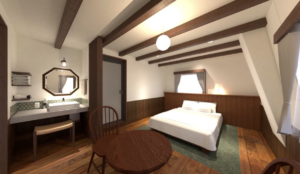 旧館MiN Suite ベッドルーム